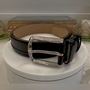 Pierre Cardin Layered Black Leather Belt - EUC - 110/US 40